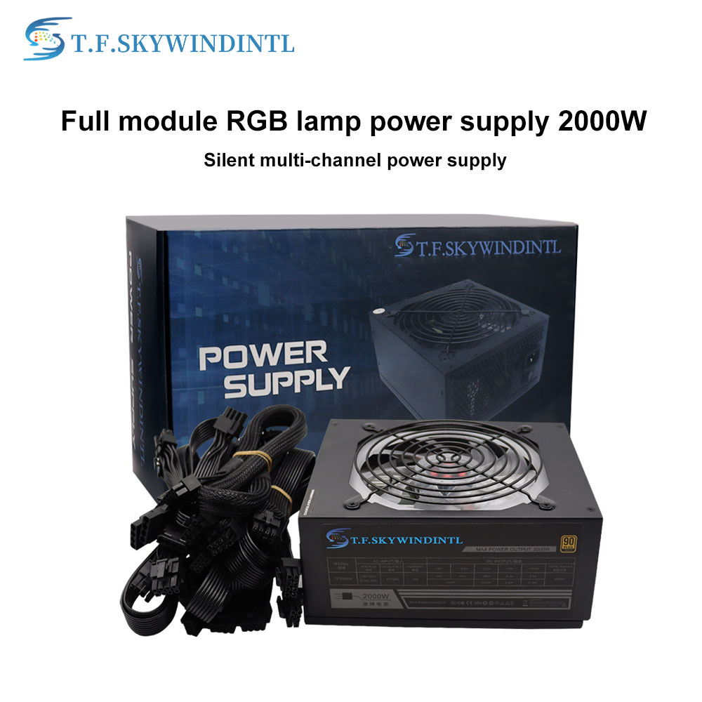 2000W Atx Mining Power Supply - 2000W RGB Full Moduler Nguồn Cung