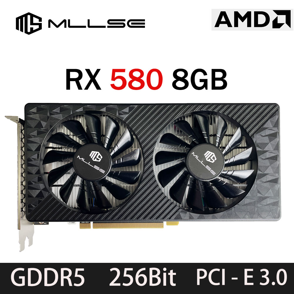 Rx 580 8Gb 2048Sp Gpu - Mllse AMD RX 580 8GB 2048SP