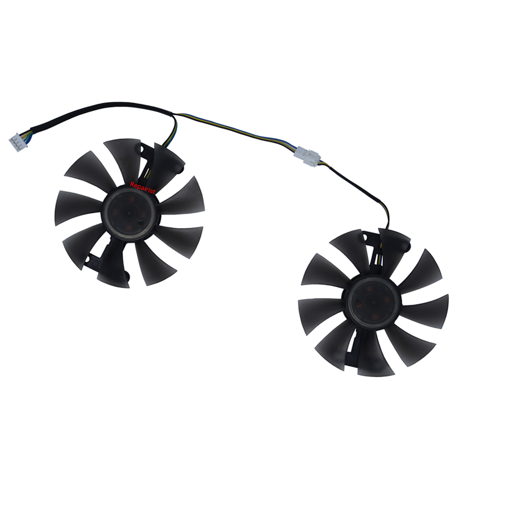 2Pcs/Set,Video Cards Fan,FL801 - đánh giá và giá Rx 580 8Gb 2048Sp Gpu