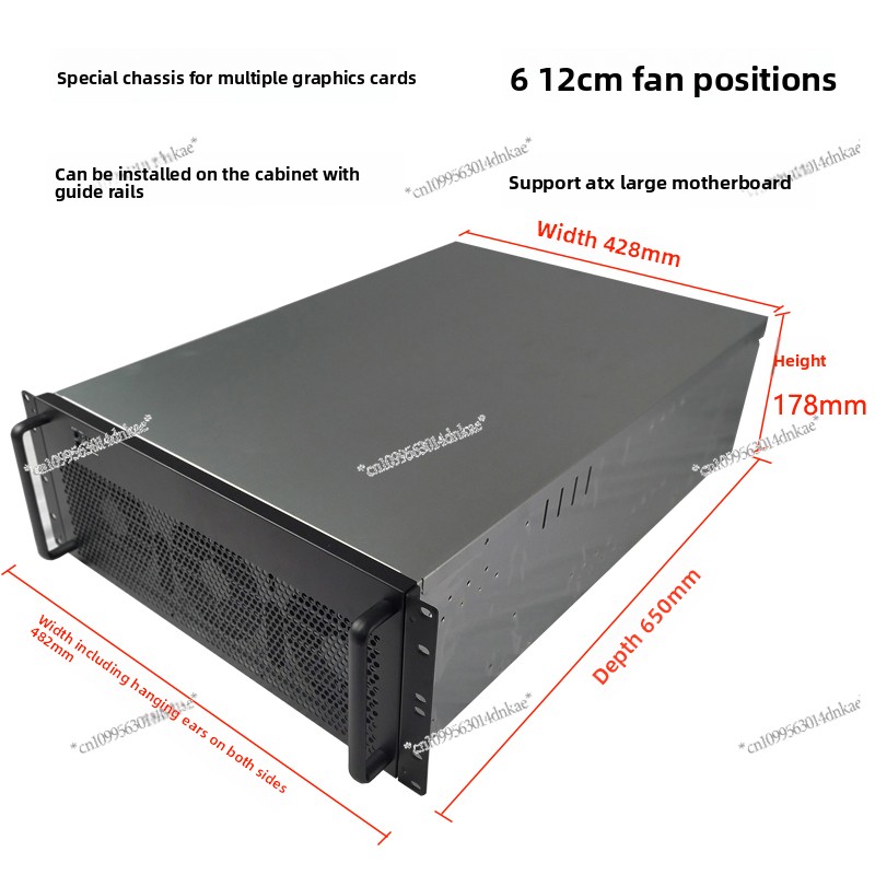 4U Multi-Graphics Card Chassis - đánh giá và giá 8 Gpu 4U Server Chassis