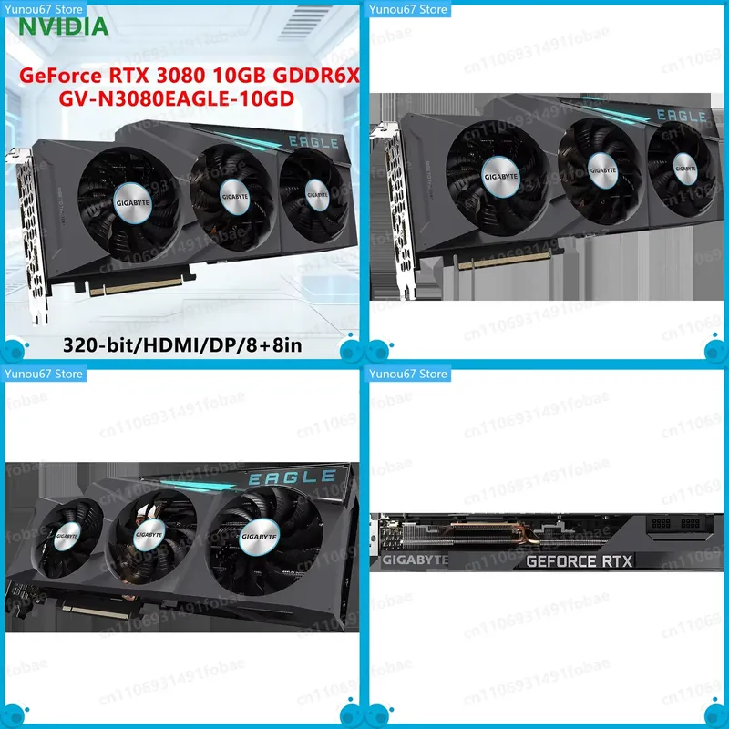 For GIGABYTE RTX 3080 GV N3080 - đánh giá và giá Rtx 3080 10Gb Gpu