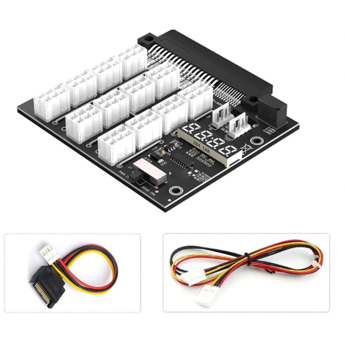 12 Ports PCIe 6Pin Connector B - đánh giá và giá 2400W Server Psu Breakout Board