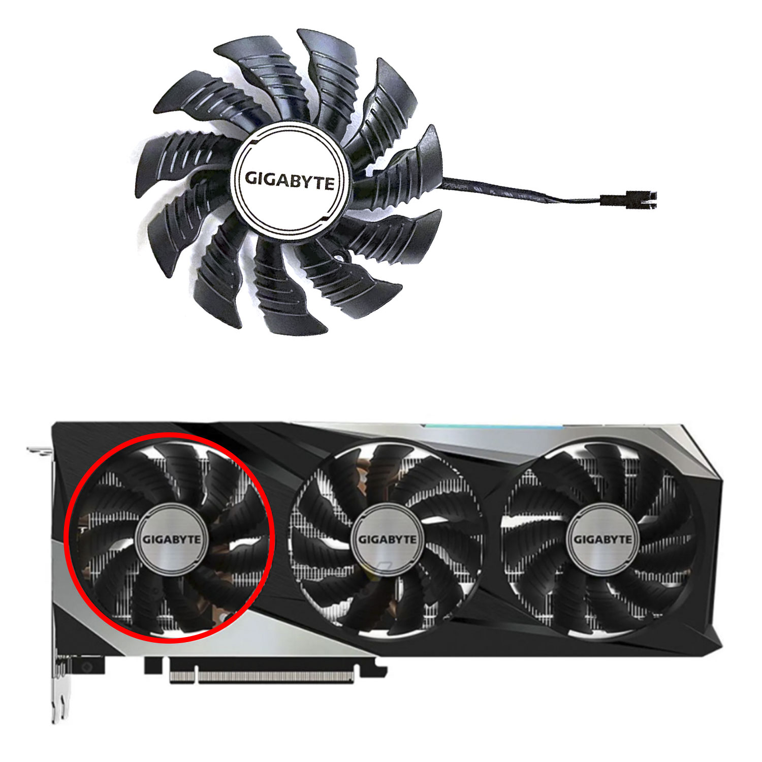 3 FAN Brand New 4PIN 85MM T129 - đánh giá và giá Rtx 3070 8Gb Graphics Card