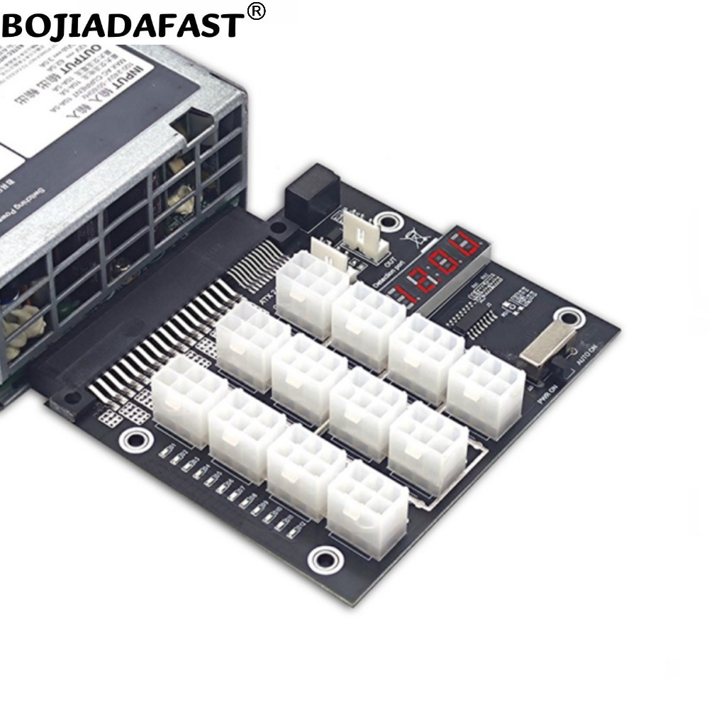 12 * PCI-E 6Pin Connector Brea - đánh giá và giá 2400W Server Psu Breakout Board