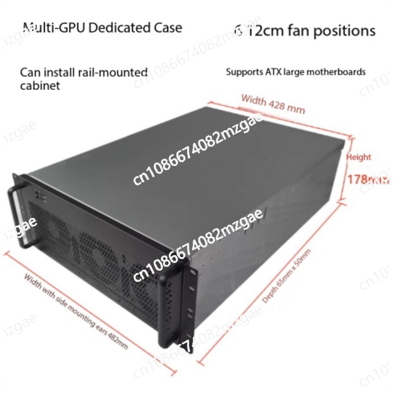4U multi-graphics card chassis - đánh giá và giá 8 Gpu 4U Server Chassis