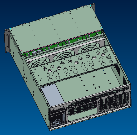 Rack 4U 4bays Hotswap Server c - đánh giá và giá 8 Gpu 4U Server Chassis