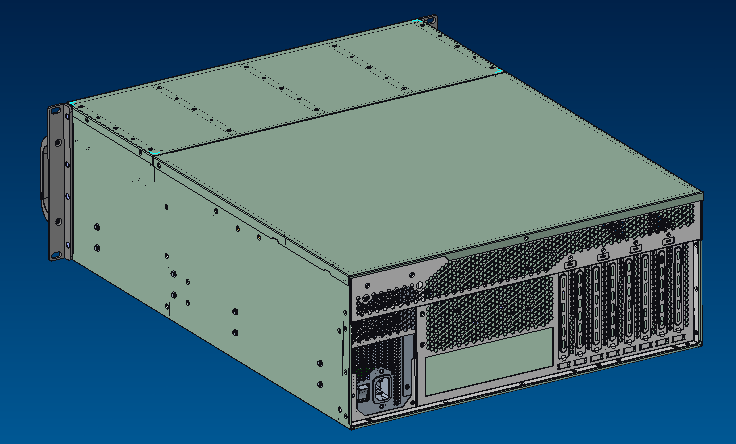Rack 4U 4bays Hotswap Server c - đánh giá và giá 8 Gpu 4U Server Chassis