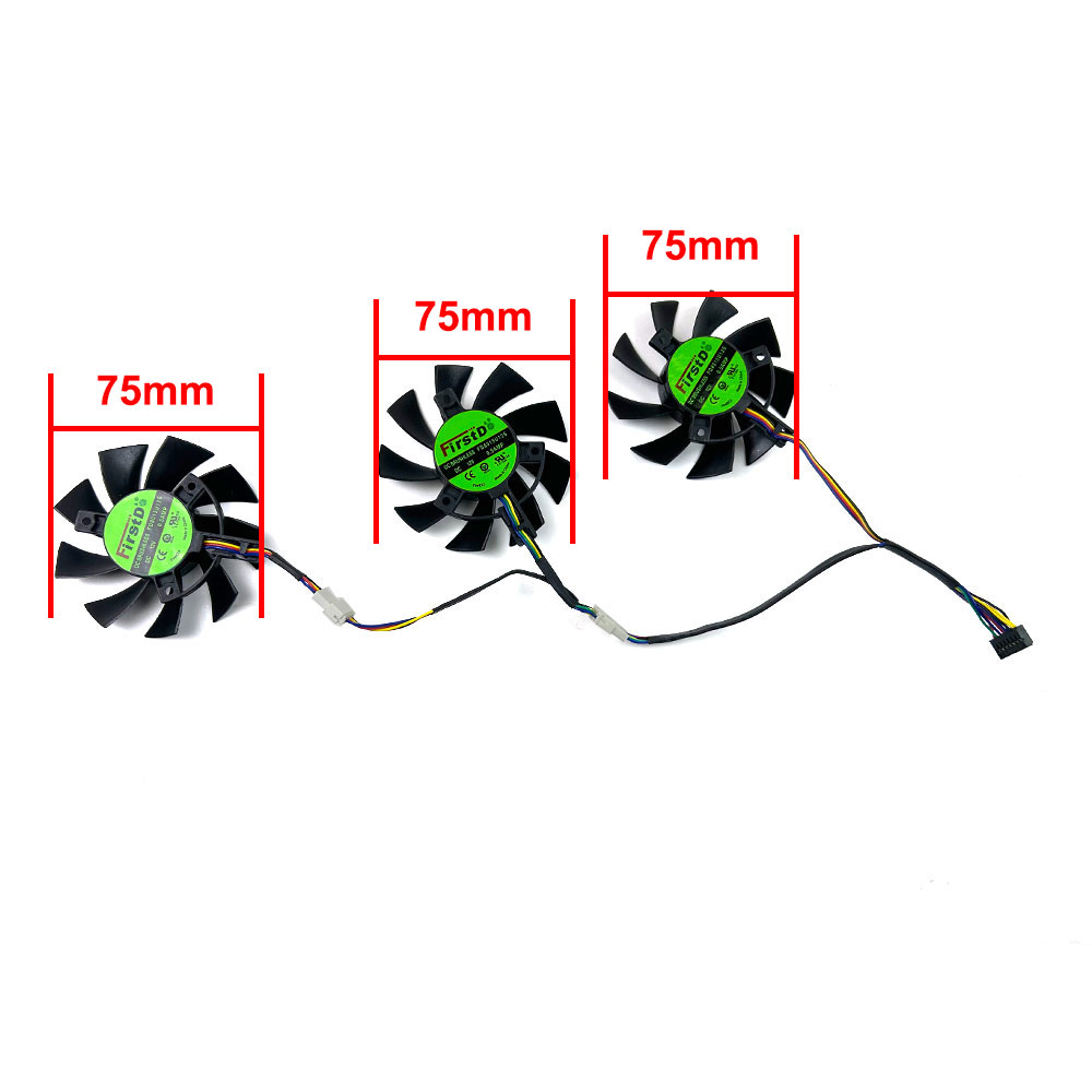 NEW Cooling Fan 75mm 7pin FD80 - đánh giá và giá Rx 5700 Xt 8Gb Video Card
