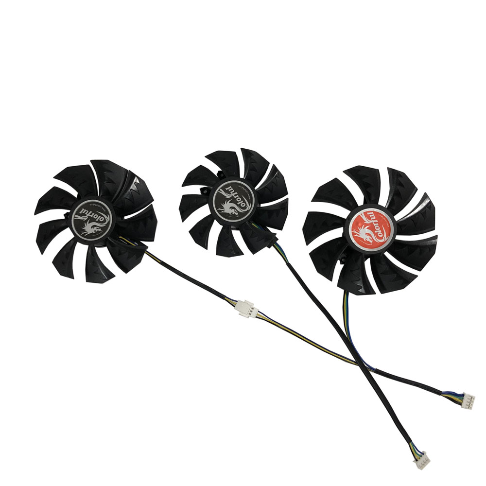 3Pcs/Set 75MM*1+85MM*2,GPU Coo - đánh giá và giá Rtx 3080 10Gb Gpu