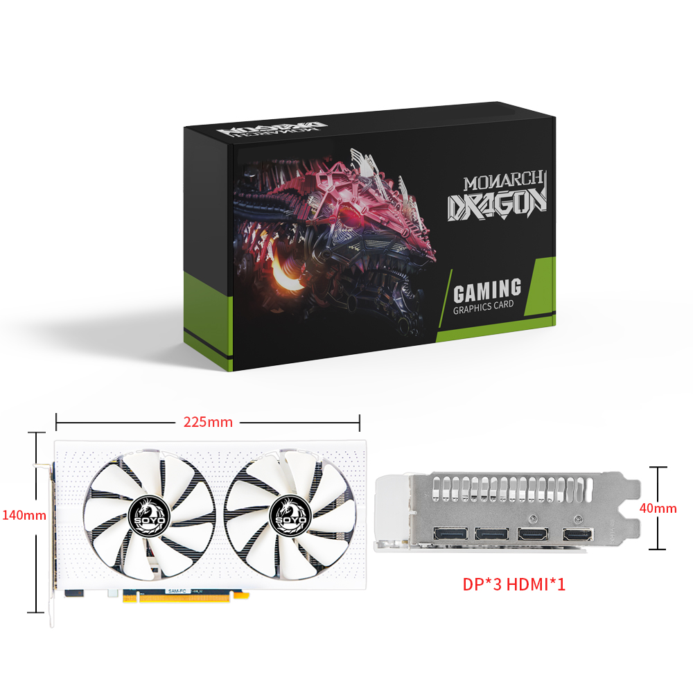 SOYO AMD Radeon RX580 8GB Grap - đánh giá và giá Rx 580 8Gb 2048Sp Gpu